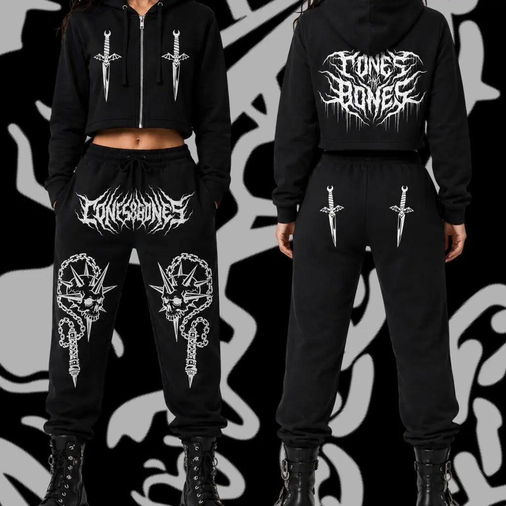 Women's Cropped Zip Hoodie