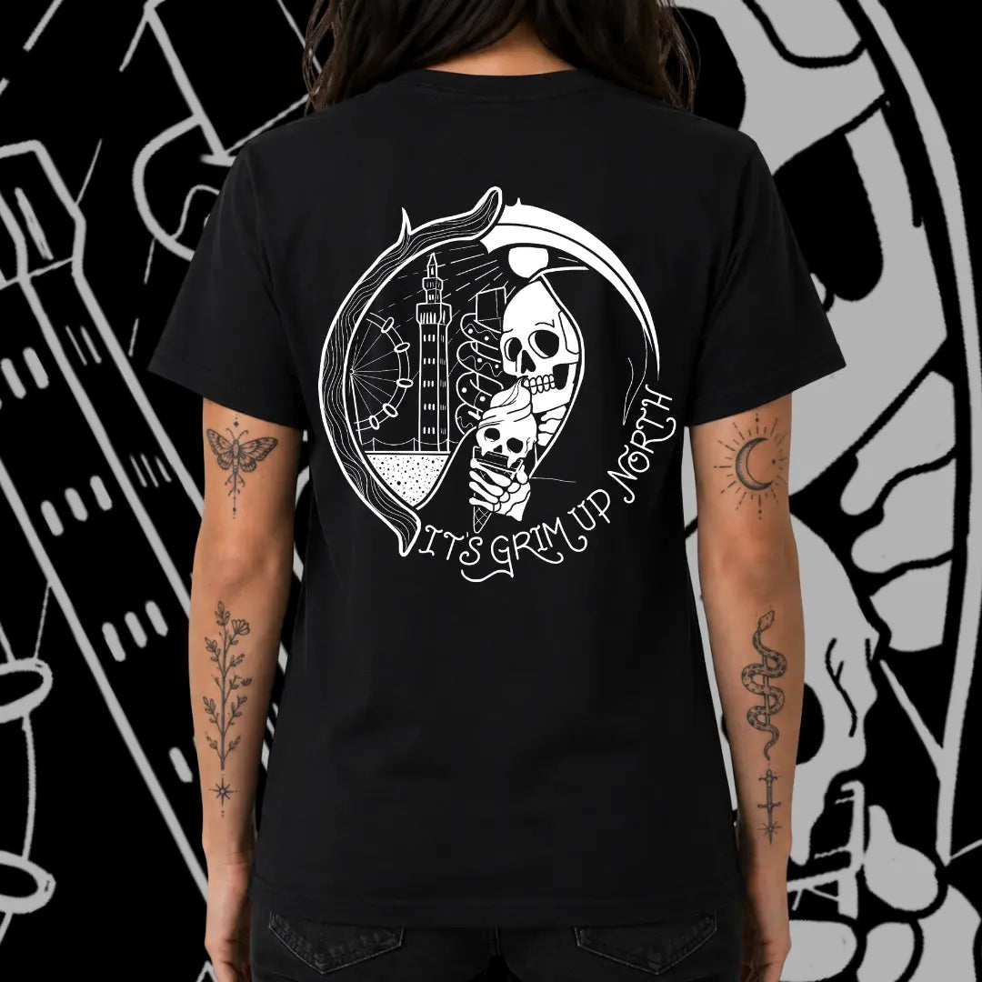 IT'S GRIM UP NORTH T-SHIRT